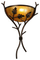 15W Oak Branch Wall Sconce