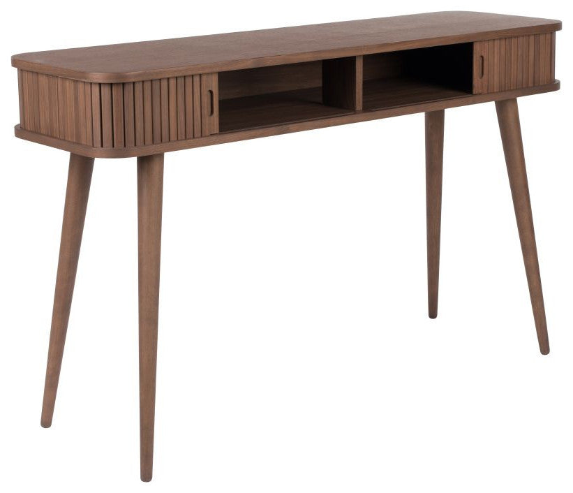 Walnut Wooden Console Table | Zuiver Barbier