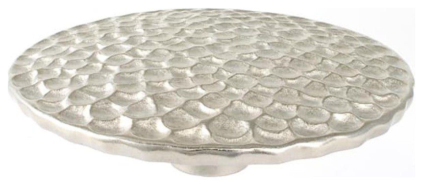 Du Verre DVP06 Pomegranate 4-3/8" Designer Textured Hammered - Satin Nickel