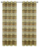 Becca Drapery Curtain Panels with Grommets, Green