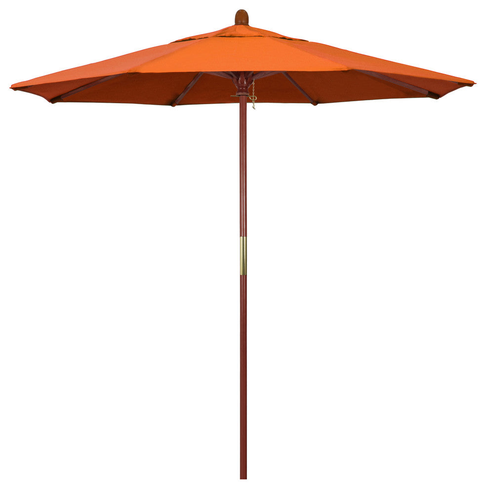 7.5' Wood Umbrella, Tuscan