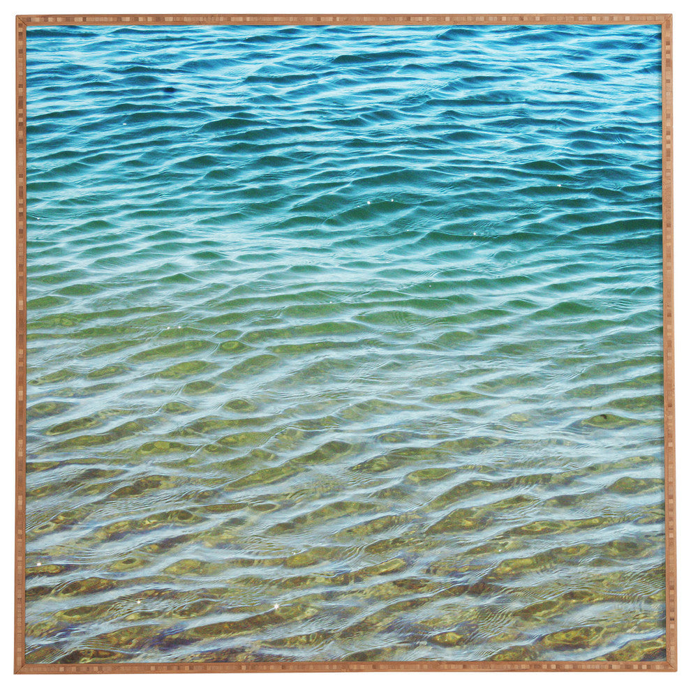 Deny Designs Shannon Clark Ombre Sea Framed Wall Art