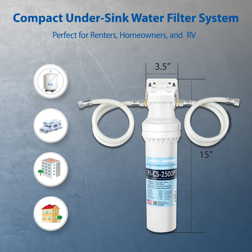 APEC Premium Quality High Capacity Filtration System with Scale Inhibitor