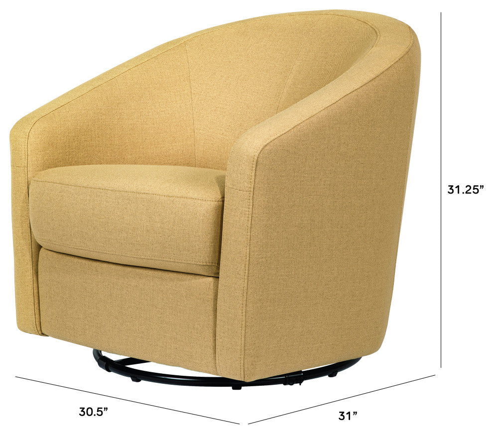 Madison Swivel Glider, Performance Dijon Eco-Twill