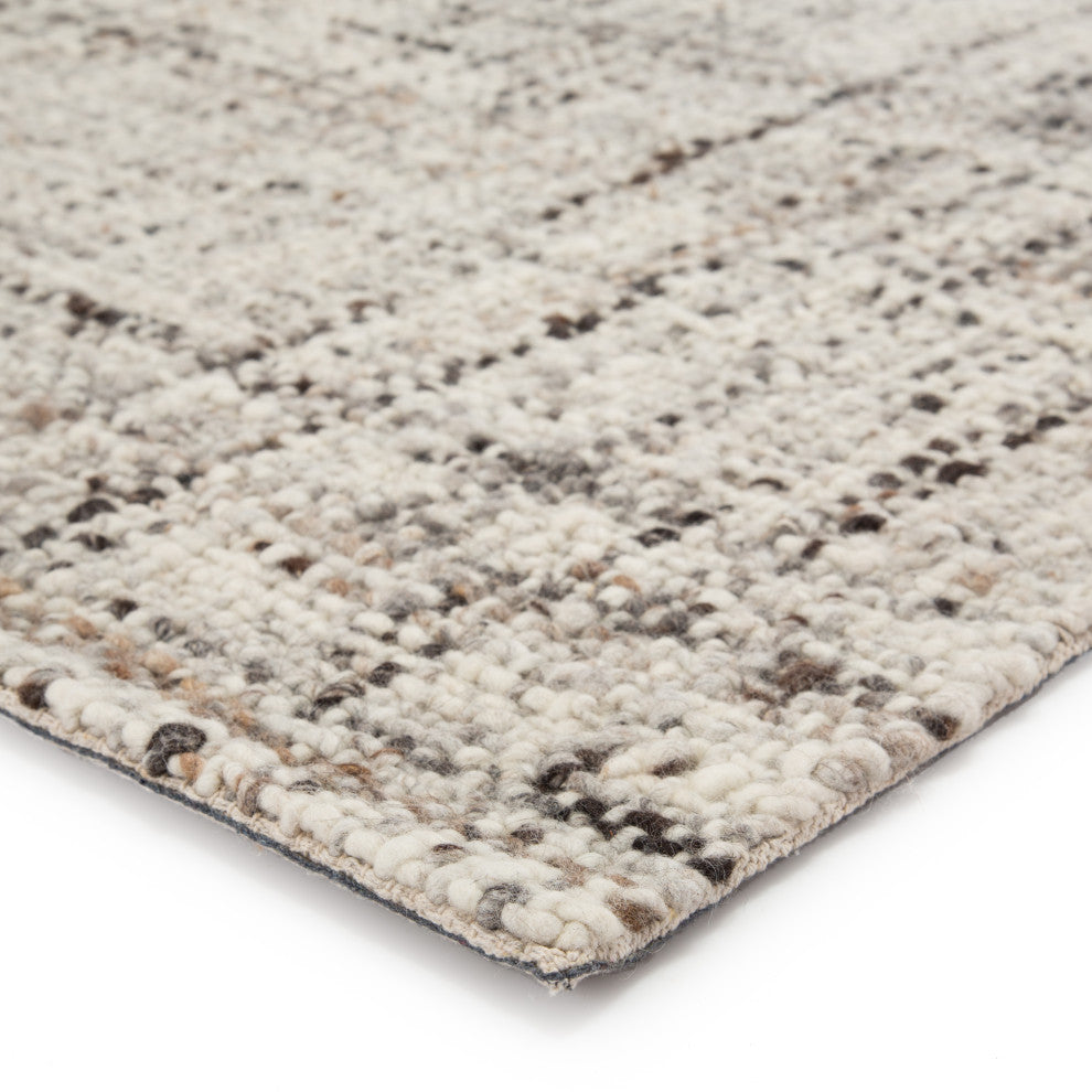 Jaipur Living Season Handmade Solid Area Rug, Gray/Ivory, 3'x12'