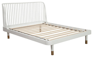 Madelyn California King Slat Back Platform Bed