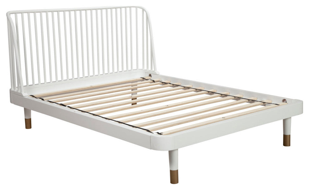 Madelyn California King Slat Back Platform Bed