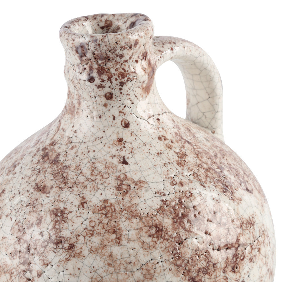 Marne Brown and Off White Demijohn, 3-Piece Set