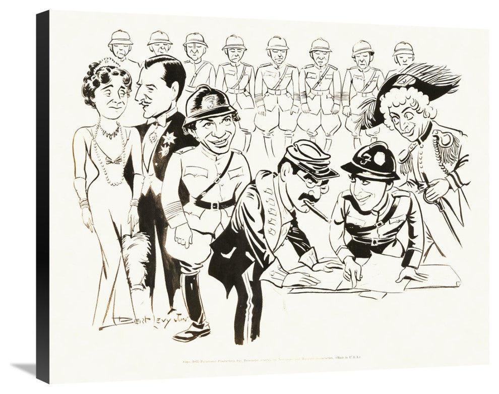 Marx Brothers, Duck Soup, Drawings 02, 30x25