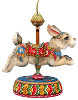 Carousel Bunny Ornament