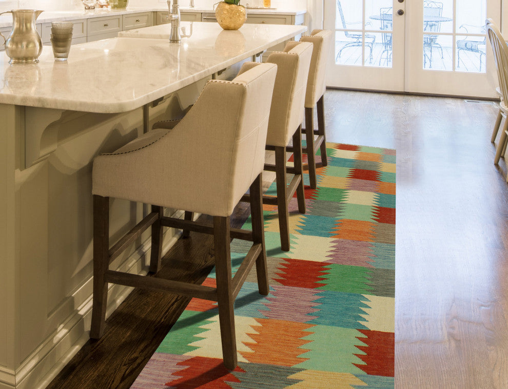 Winchester Kilim Elianny Orange Runner