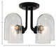 Cupola 4 Light Semi Flush