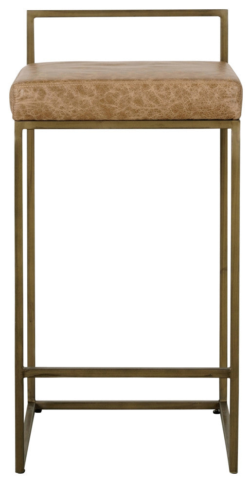 Belfort 26" Counter Stool Chestnut by Kosas Home
