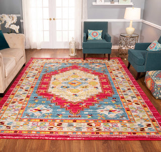 Noori Rug Distressed Hester Pink/Ivory Rug