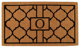 Pantera Monogram Doormat, Extra-Thick 18"x30", Letter O