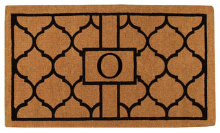 Pantera Monogram Doormat, Extra-Thick 18"x30", Letter O