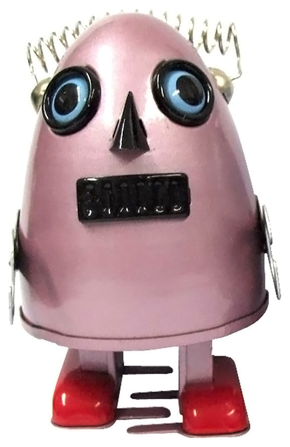 Collectible Tin Robot Toy- Pink