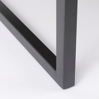 Armelle Genuine Leather With Solid Iron Frame Accent Chair