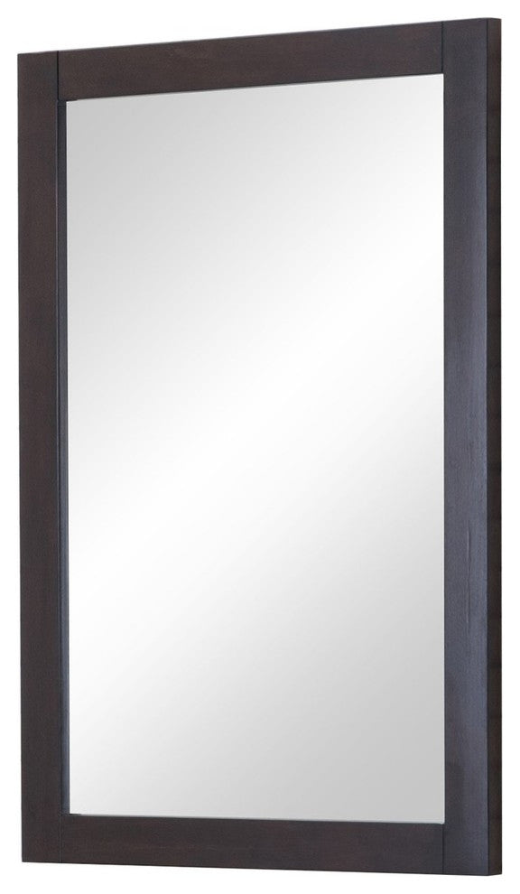 Elegant Decor Vm2005 Aqua Mirror, Dark Walnut