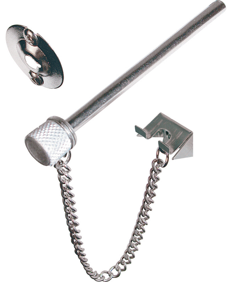2Ea S4011 Sldg Dr Steel Locking Pin With Chain