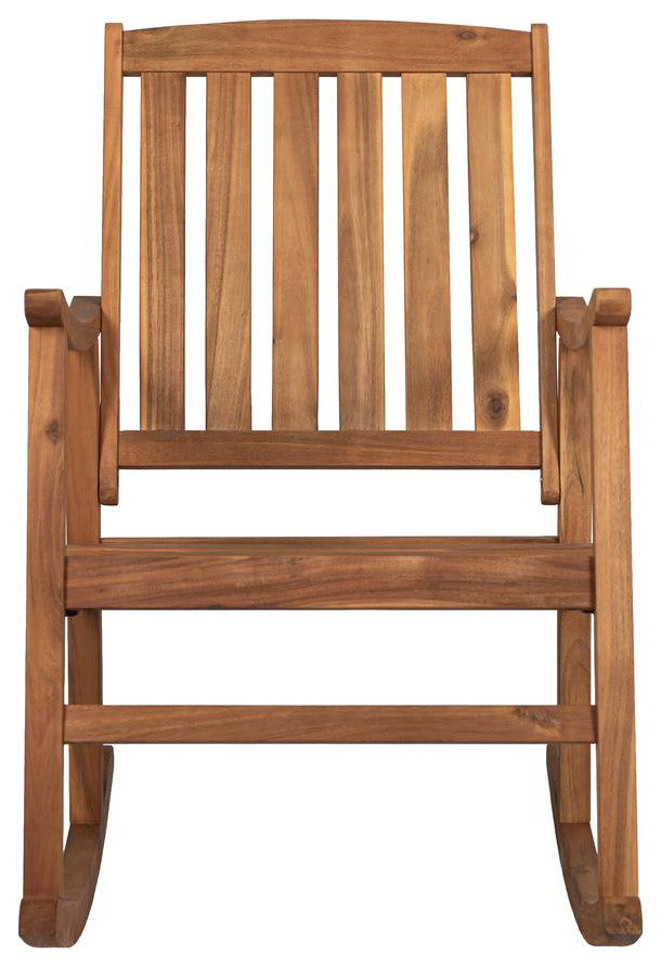 Penny Classic Slat Back Acacia Wood Patio Outdoor Rocking Chair