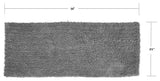 Fantasia Bath Rug Bath Rugs Set, 21"x54" Runner, Gray