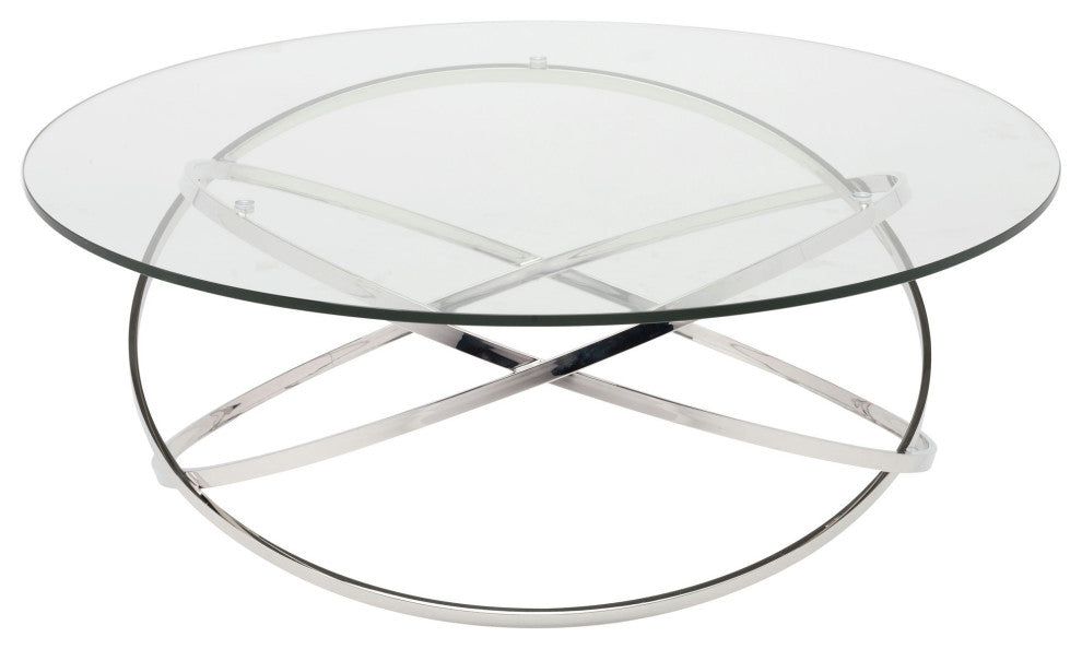 Corel Silver Metal Coffee Table