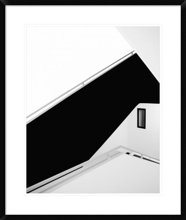 "Stairs" Framed Digital Print by Olavo Azevedo, 28x32"