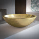 Technoform Vessel Sink, Platinum, Gold Leaf