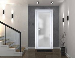 Exterior Prehungdoor Manux 8102 White Silk