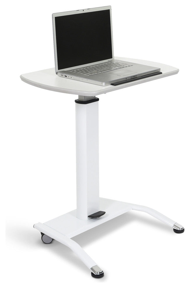 Luxor LX-PNADJ-WH Pnematic Height Adjustable Lectern