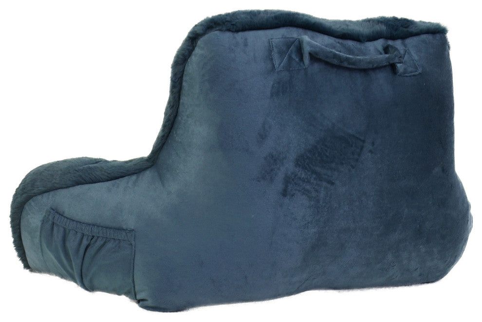 Faux Fur Bedrest Shell, Dragonfly, 20"x18" X17"