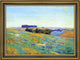Granville Redmond Poppies and Lupine  Framed Premium Canvas Print, 18"x27"