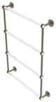 Clearview 4 Tier 24" Ladder Towel Bar with Dotted Accents, Antique Brass