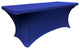 LA Linen Rectangular Spandex Table Cover, Royal Blue, 96"x30"x30"