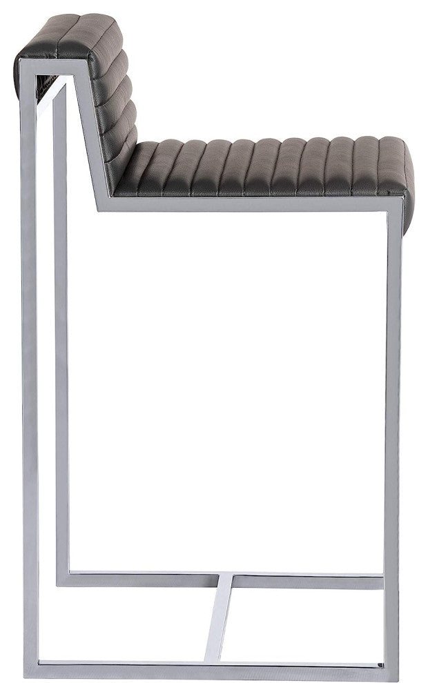 Ripple Counter Stool (Set of 2), Black