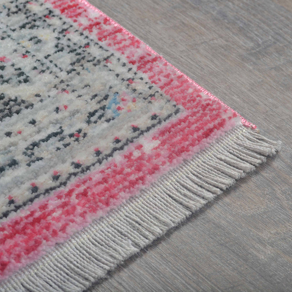 MACHINE MADE POLYESTER AREA RUGS  -Multicolor, Oriental ,Rugs for Living Room