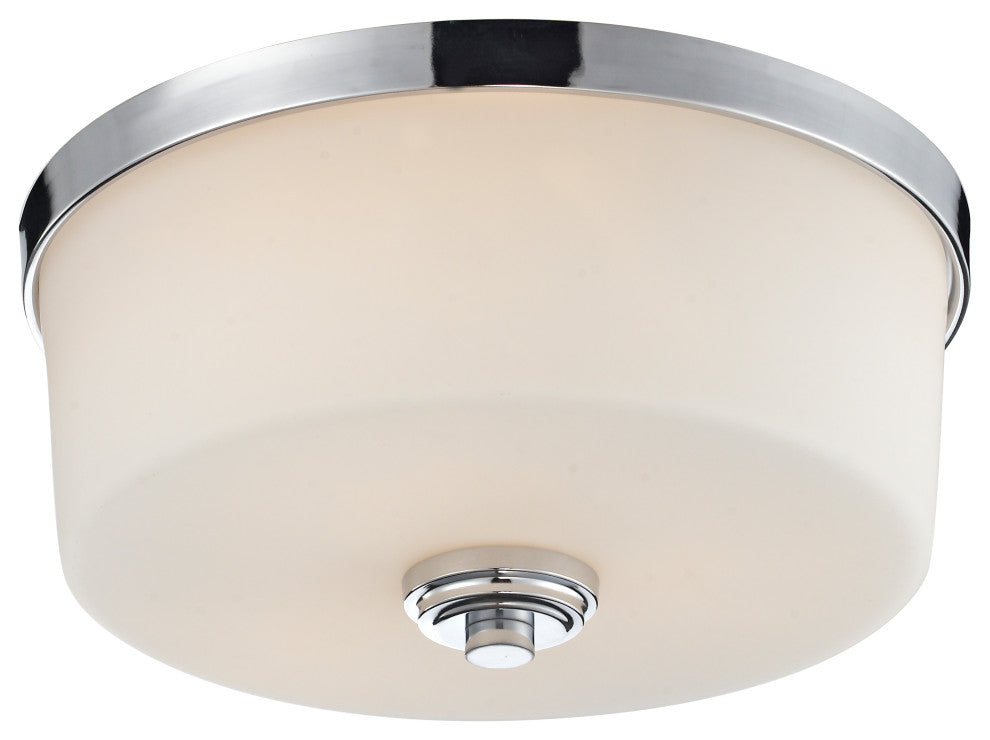 Zlite 225F3 3-Light Flush Mount, Matte Opal