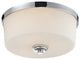 Zlite 225F3 3-Light Flush Mount, Matte Opal