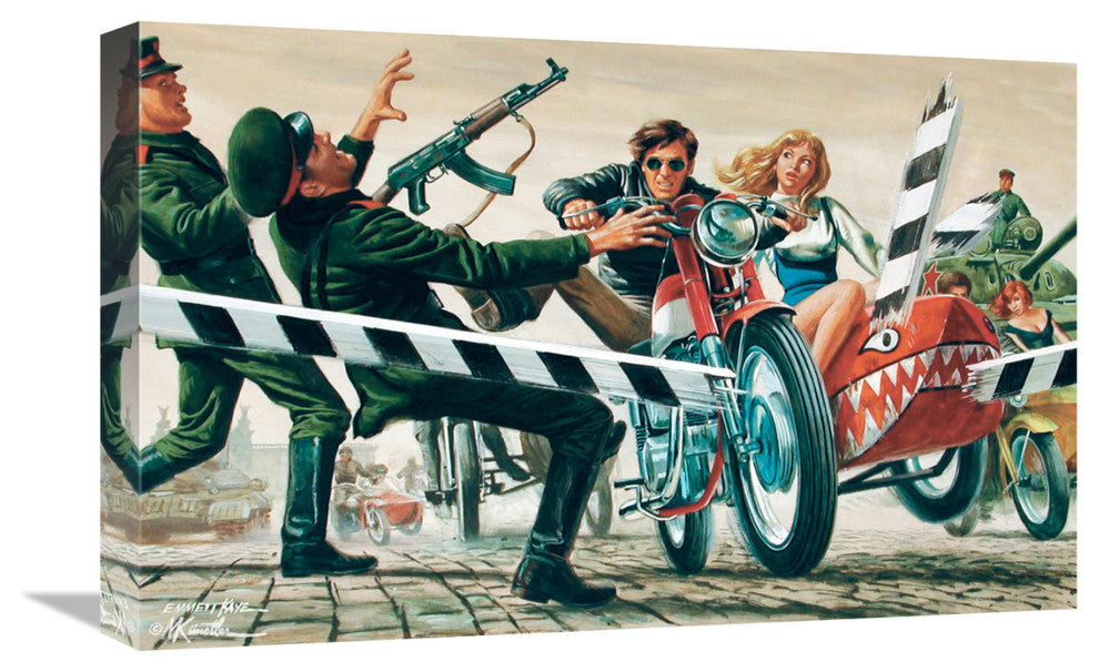 "Running the Blockade" Stretched Canvas Giclee by Mort Kunstler, 22"x14"