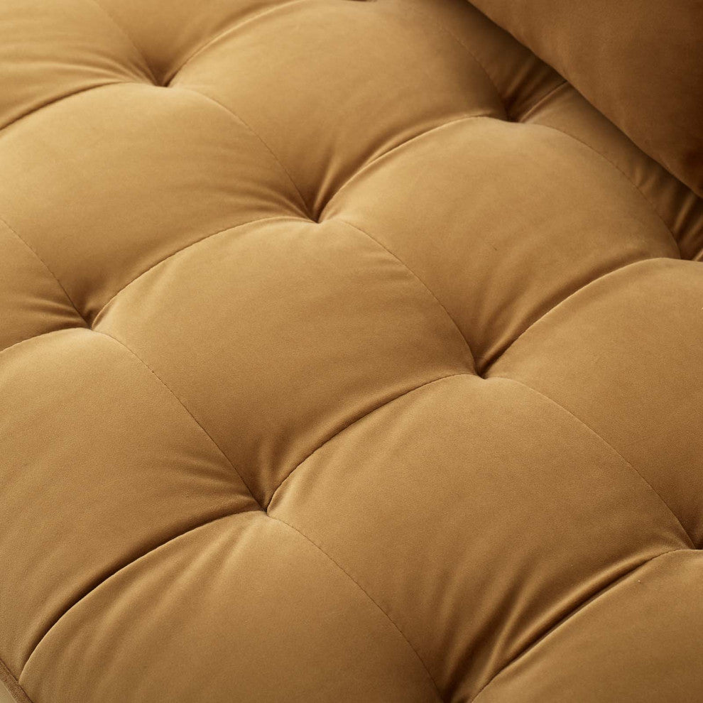 Sofa, Velvet, Brown, Modern, Living Lounge Room Hotel Lobby Hospitality