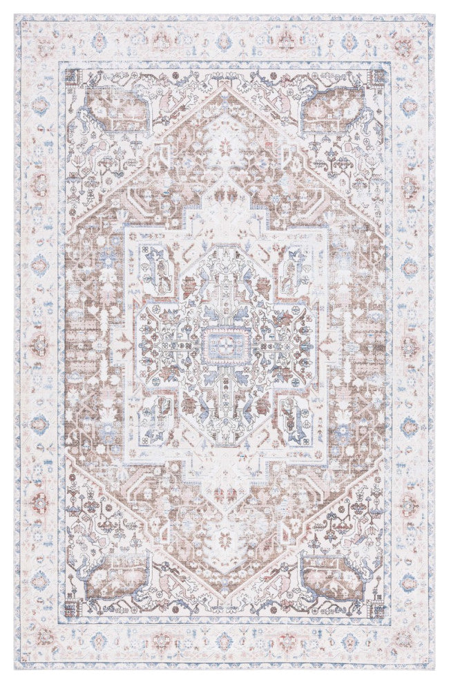 Safavieh Arizona Machine-Washable Collection ARZ109 Rug, Taupe/Beige, 9'x12'