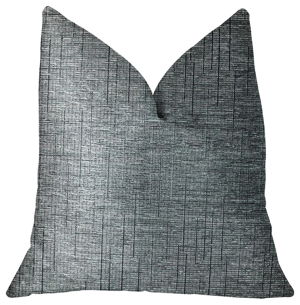 NewEra Bliss Blue Luxury Throw Pillow, 22"x22"