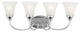 Sea Gull Holman 4-Light Bath Vanity Chrome/Satin Etched