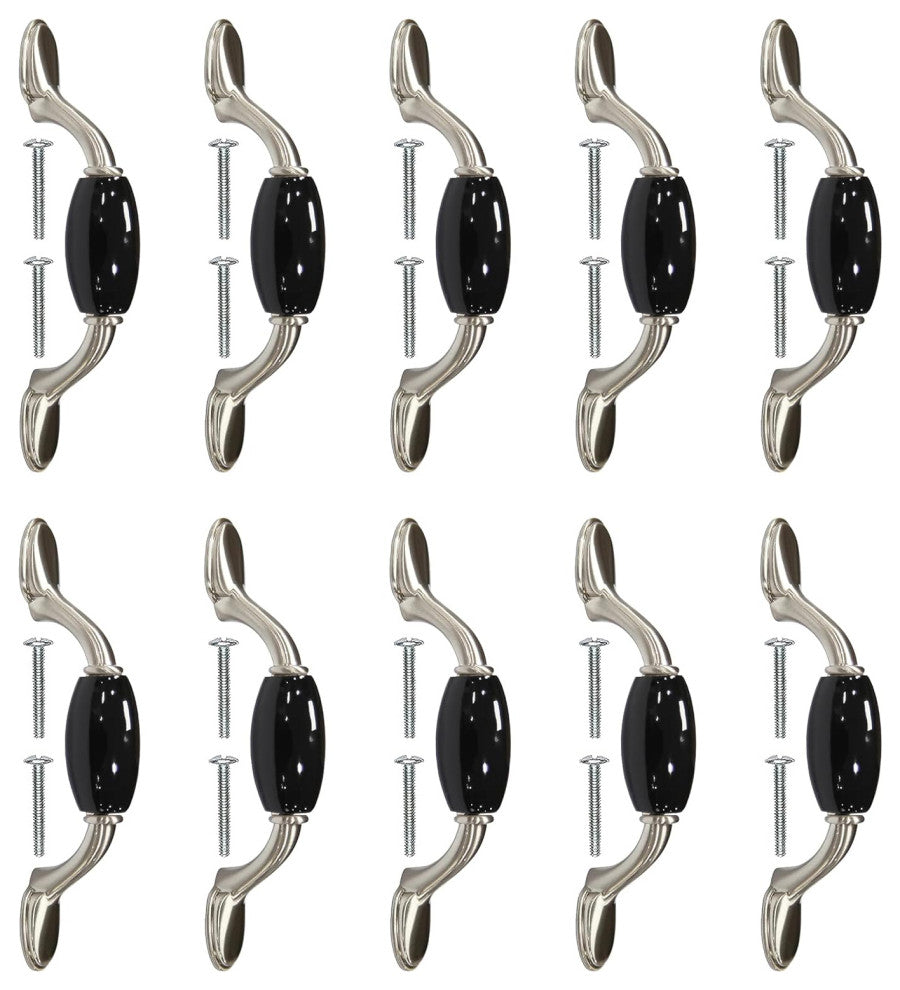 Mascot Hardware 3 CTC Classic Satin Nickel Drawer Pull - Pack of 10