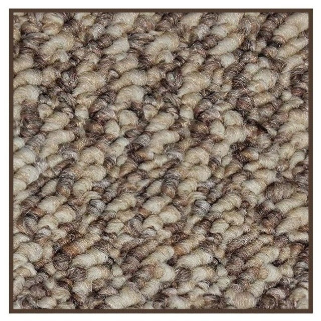 Cambridge II Soft Scroll Loop Indoor Area Rug, Sorrell SQ 9'x9'