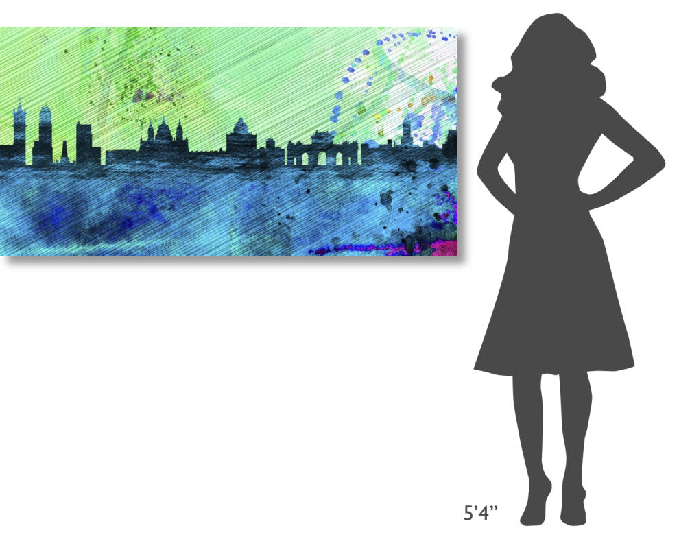 "Madrid City Skyline" Fine Art Print