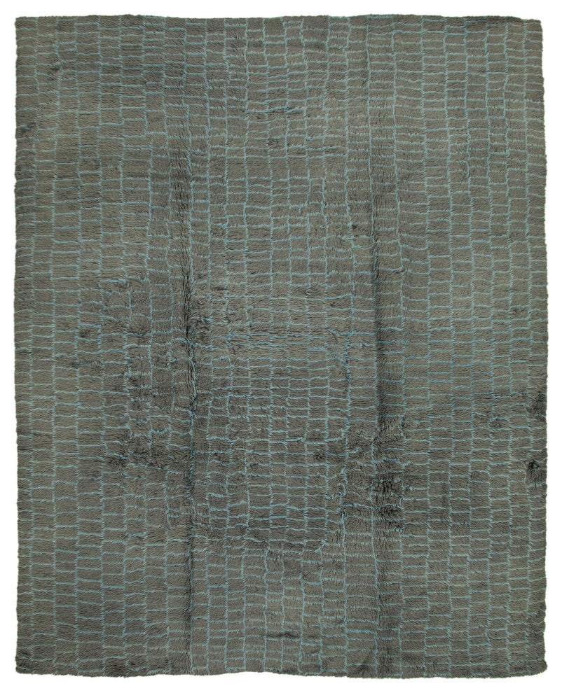 Rug N Carpet - Handmade Unique 10' 9'' x 13' 9'' Moroccan Area Rug