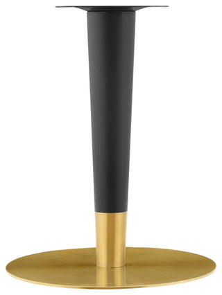 Dining Table, Round, Artificial Marble, Metal, Gold White, Modern, Cafe Bistro