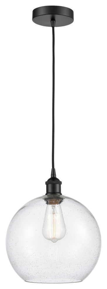 Innovations 616-1P-BK-G124-10-LED 1-Light Mini Pendant, Matte Black